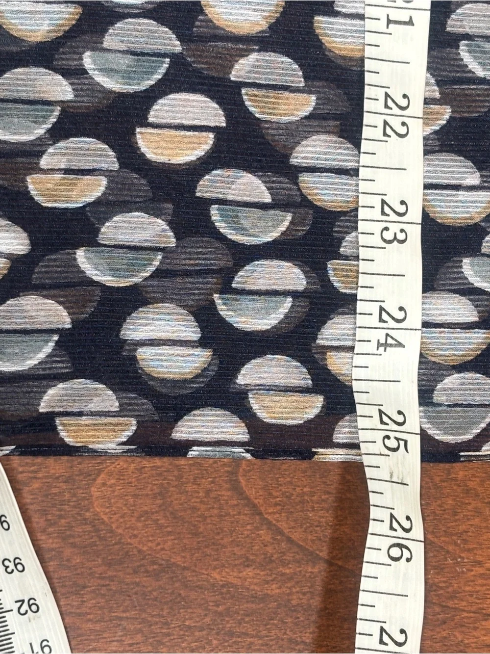 NWT Ann Taylor Factory Navy Scarf with Beige and Light Gray Dot Pattern